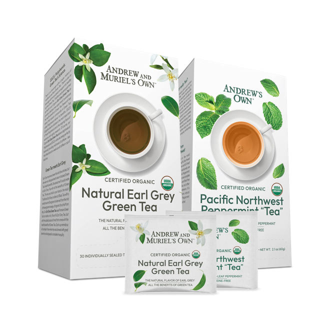 Tea - Variety Kit - Earl Grey Green Tea & Peppermint Tea
