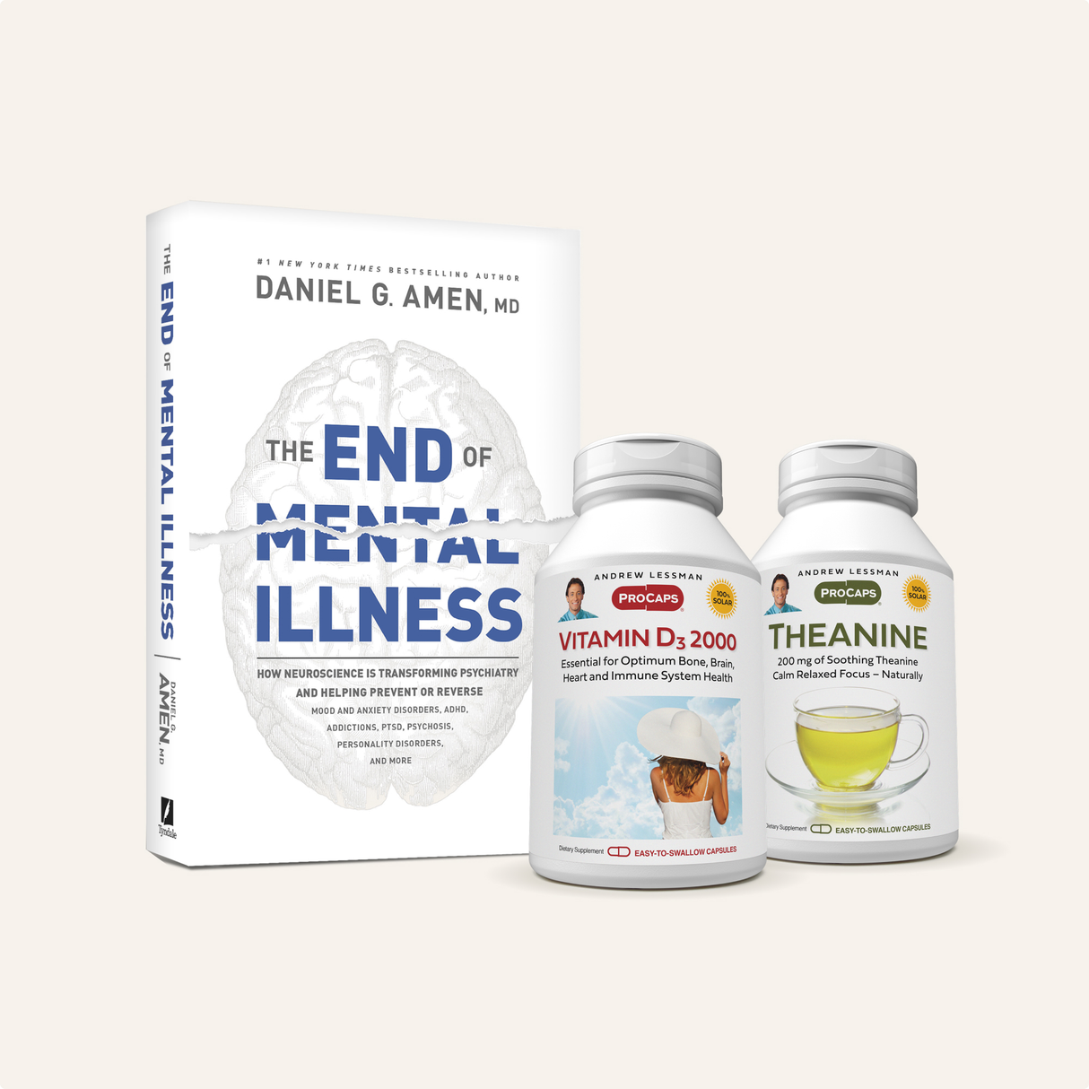 Book Kit - The End of Mental Illness by Daniel G. Amen, MD
