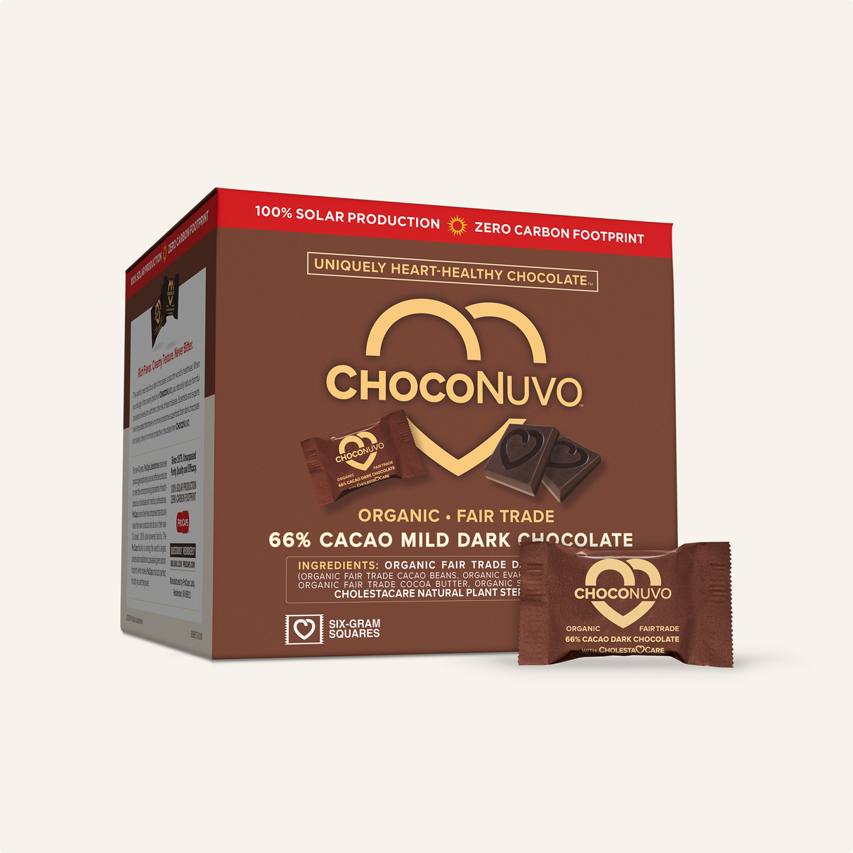 ChocoNuvo™ 66% Cacao Mild Dark Chocolate