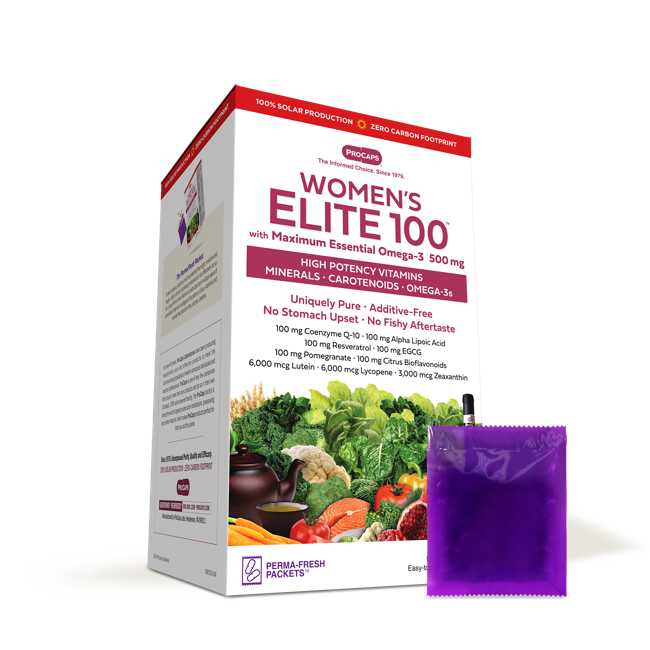 Multivitamin - Women's Elite 100™ with Maximum Essential Omega-3 500 mg