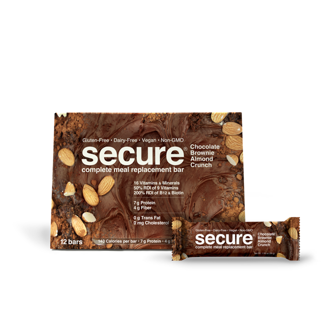 Secure® Bars 30g - Chocolate Brownie Almond Crunch