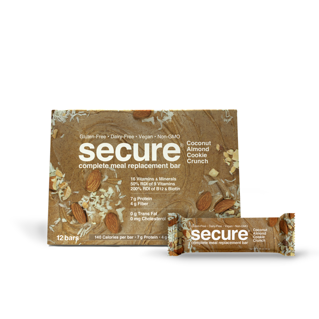 Secure® Bars 30g - Coconut Almond Cookie Crunch
