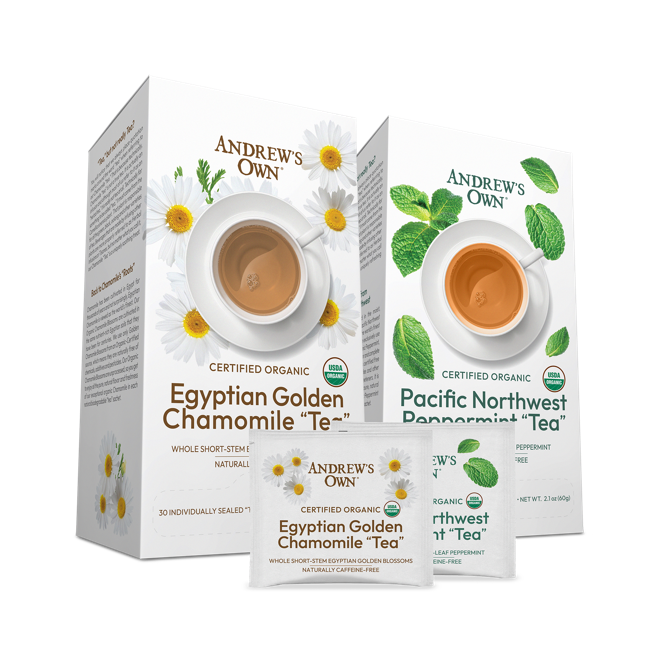 Tea - Variety Kit - Egyptian Golden Chamomile Tea & Peppermint Tea