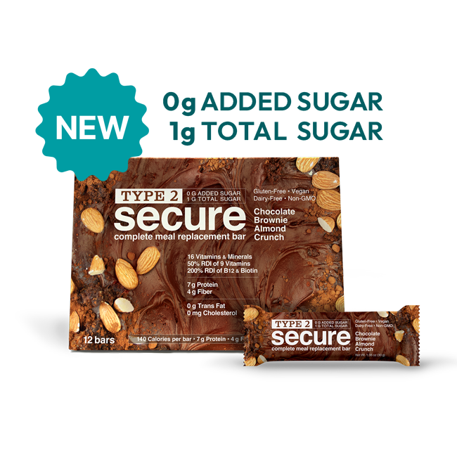 Type 2 Secure® Bars 30g - Chocolate Brownie Almond Crunch